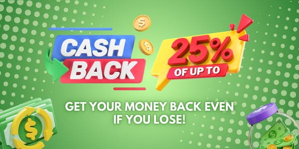phizz live casino promotion banner with studio table lighting
